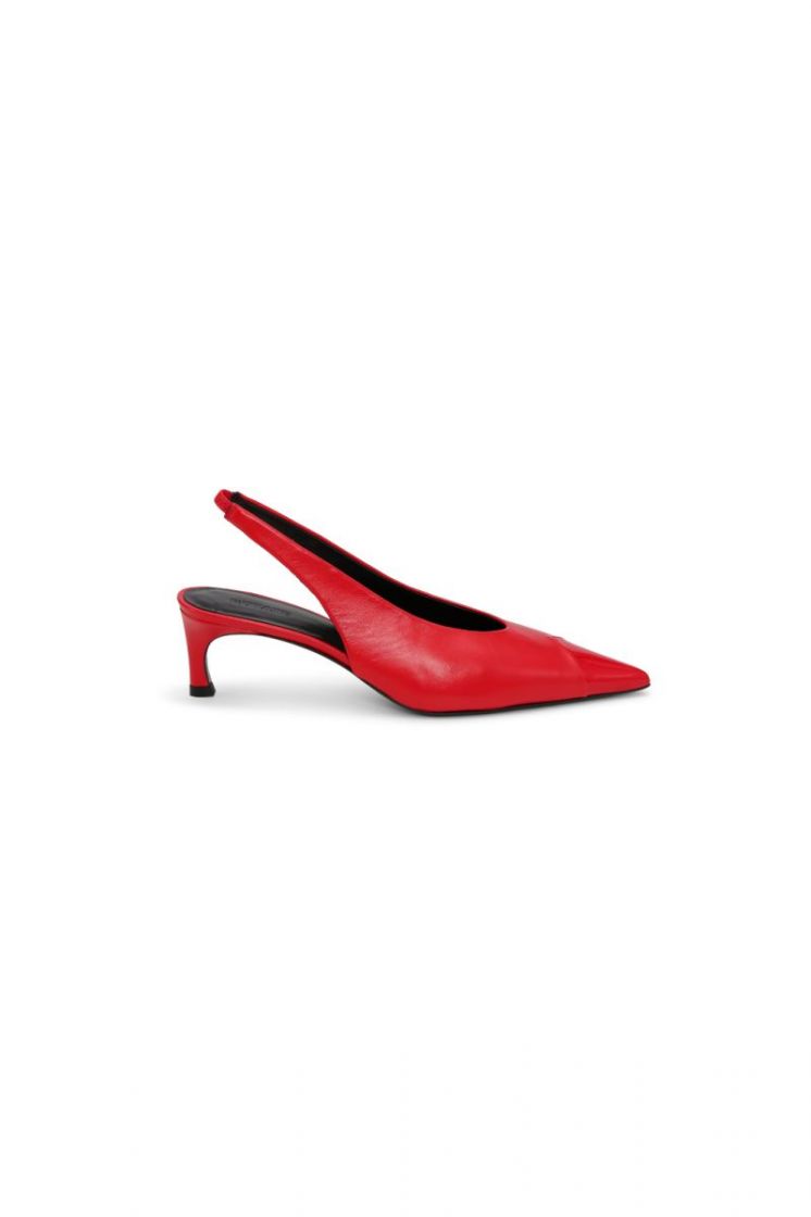 Leather Slingback Pump - Barbados Cher