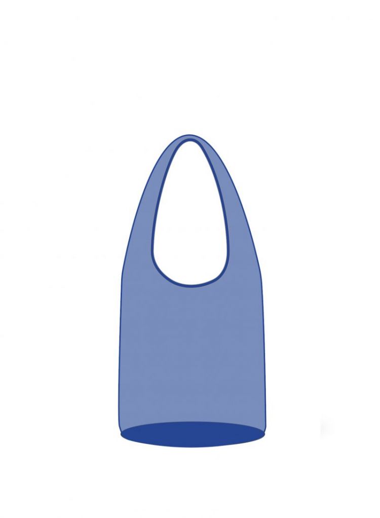 MEDIUM MESH SACHETTO - ROYAL BLUE