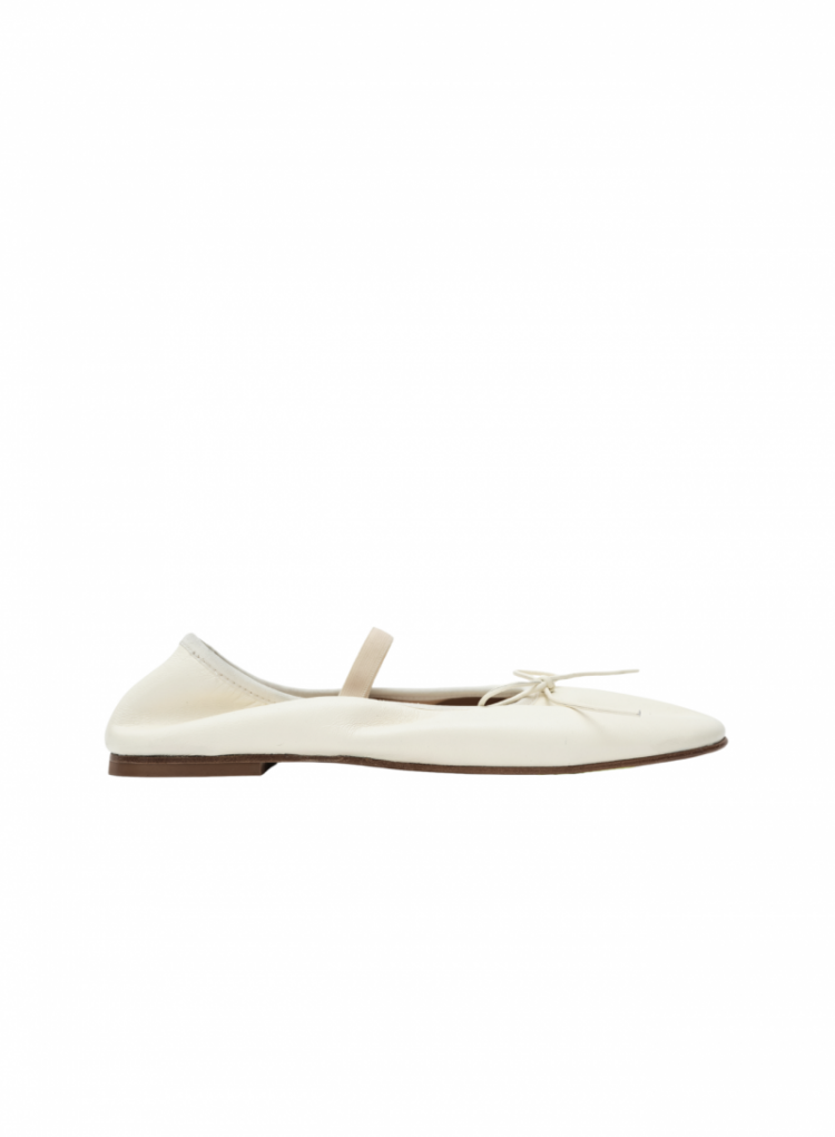 BALLA BOW SHOE - WHITE