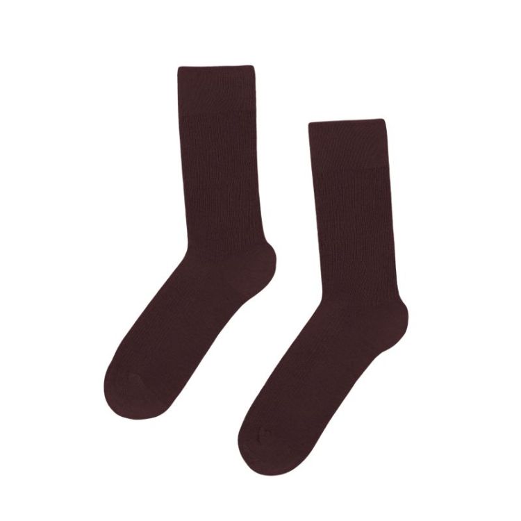 Classic Organic Sock - Oxblood Red