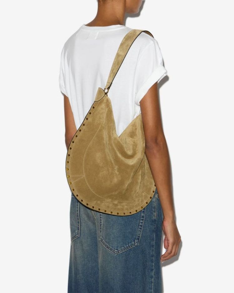 OSKAN HOBO SOFT-GD - TAUPE