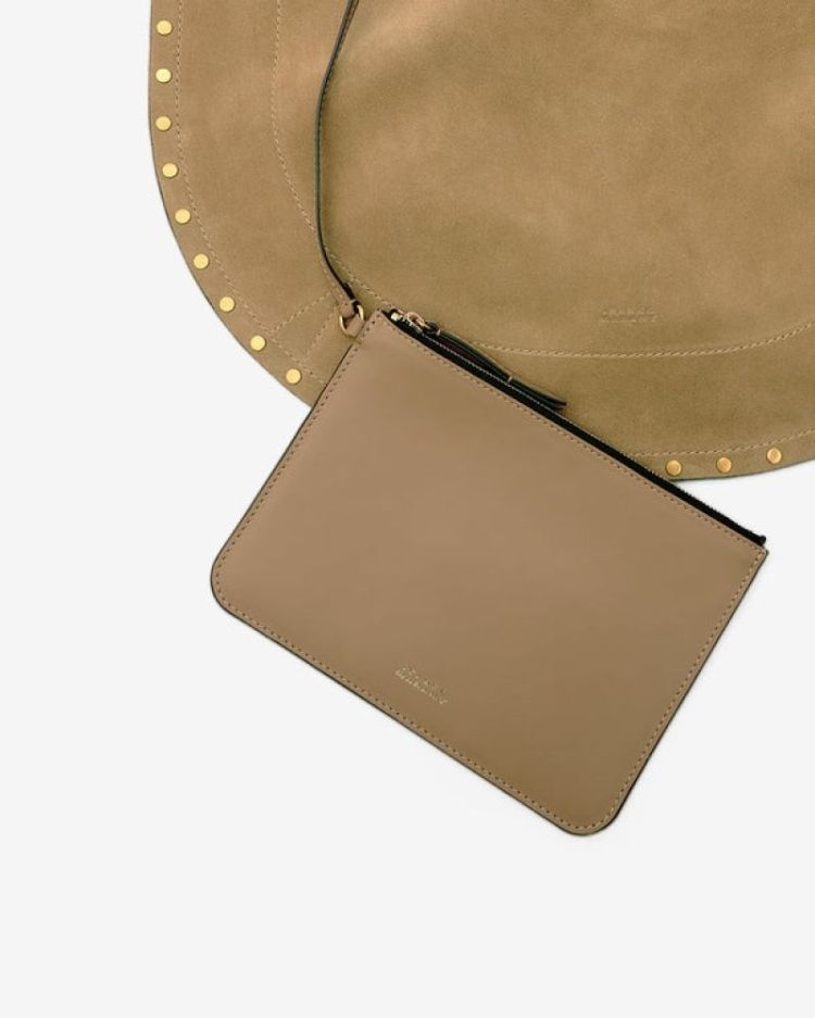 OSKAN HOBO SOFT-GD - TAUPE