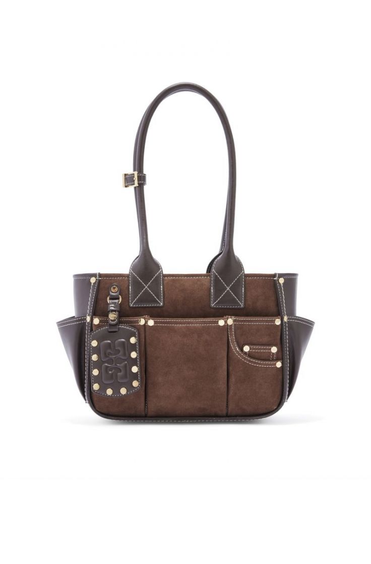 Posy Small Recycled Suede 979 Chicory Cof