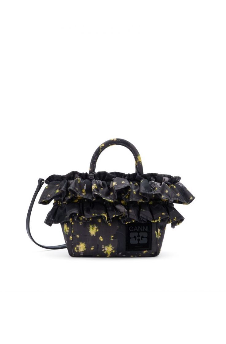 Mini Shopper Ruffle Print 0FG Mulch