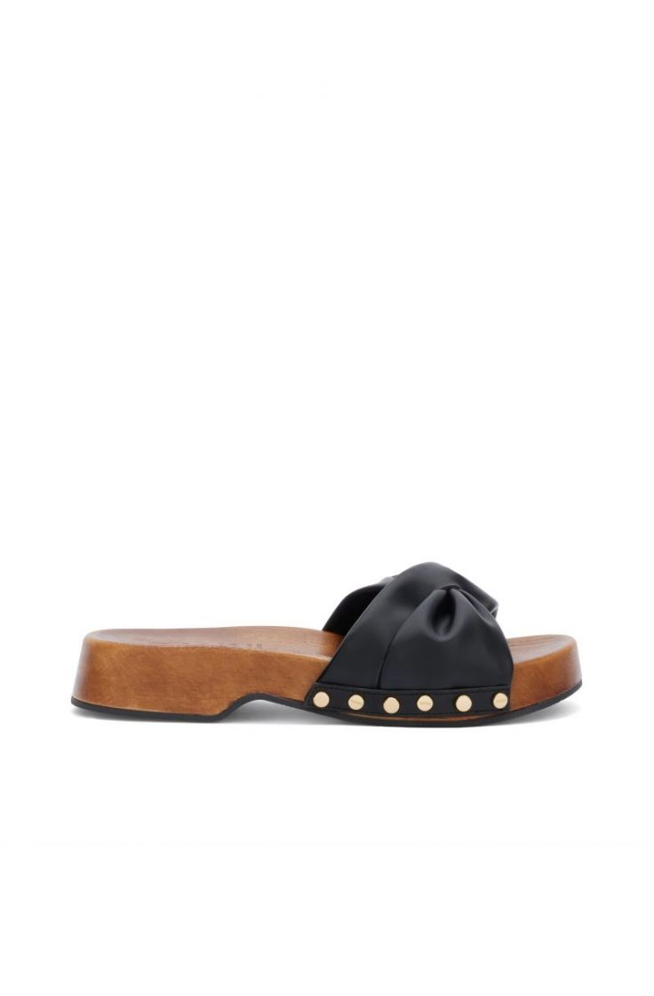 Tia Fairy Clog Nappa 99 Black