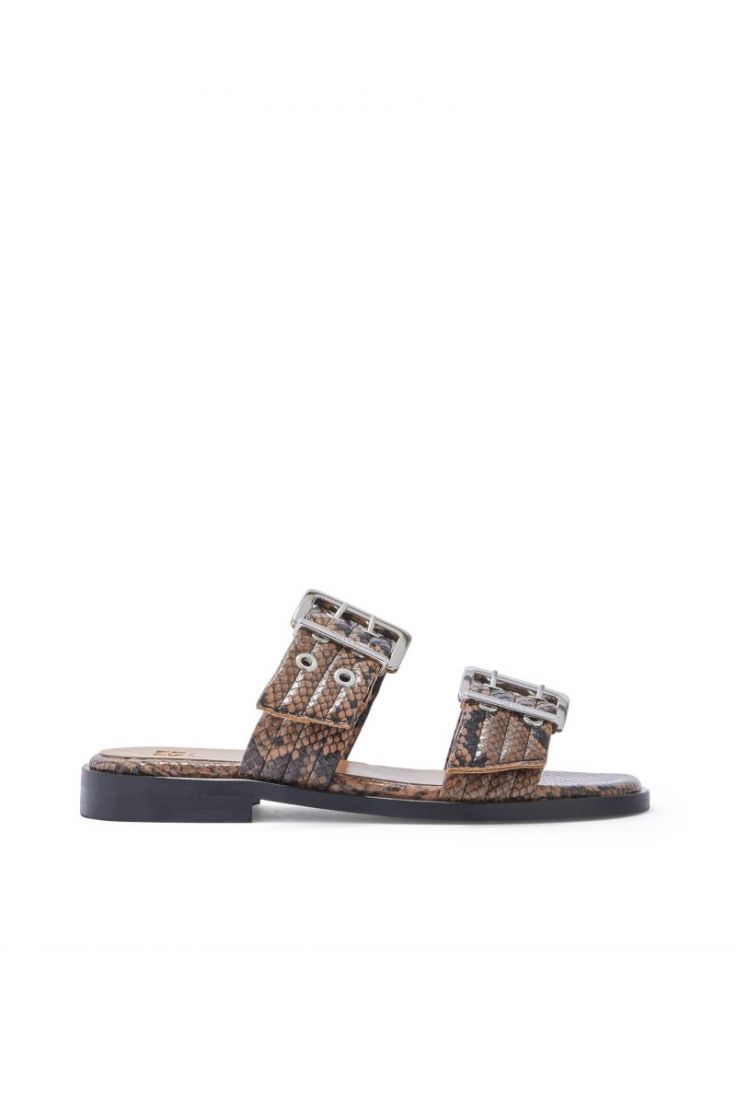 Feminine Buckle Strap Sandal S 05W Cinnamon Sw