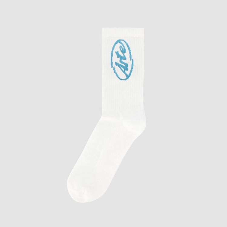 Circle Logo Socks 100 White