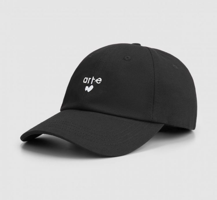 Heart Logo Cap 1 Black