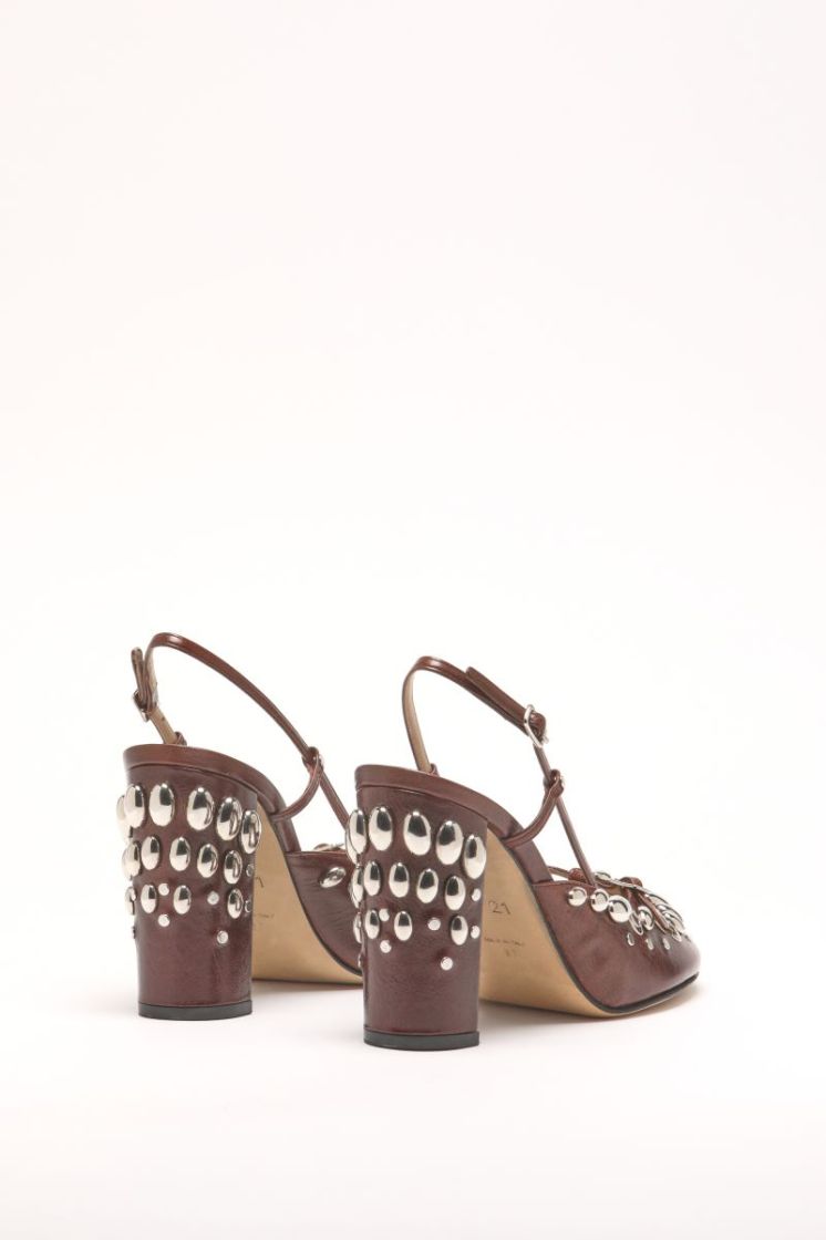 Slingback Calf Leather - Chestnut