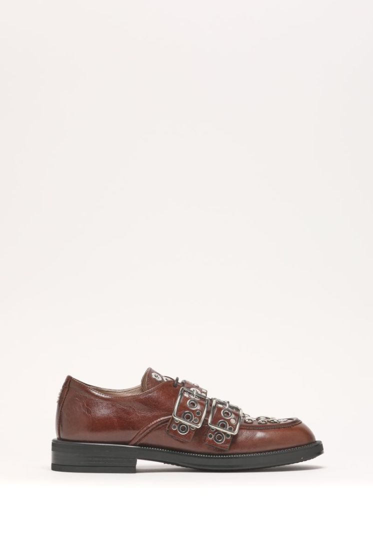 Derby Calf Leather - Chestnut
