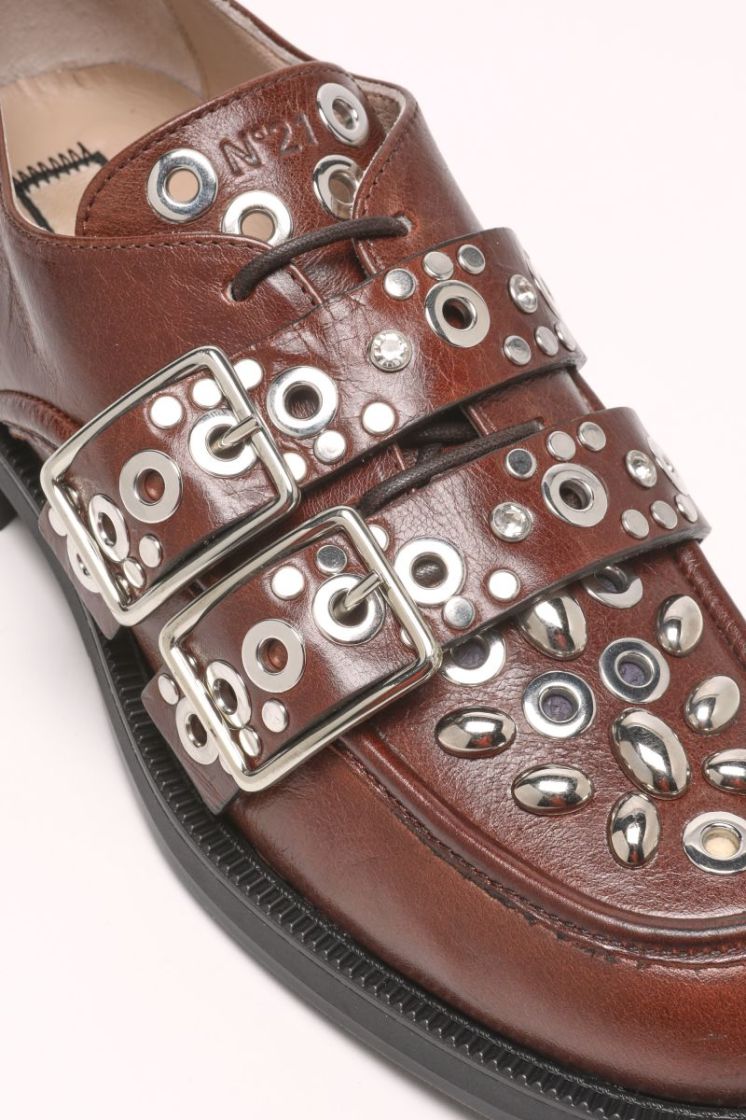 Derby Calf Leather - Chestnut