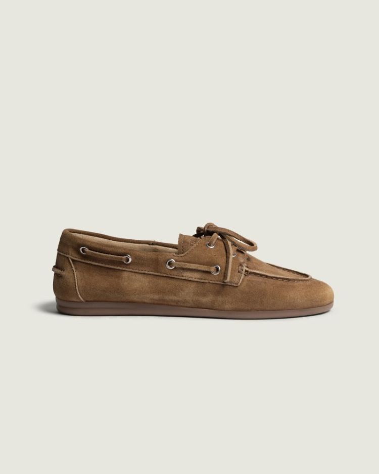BoatLoafer suede 209 Camel
