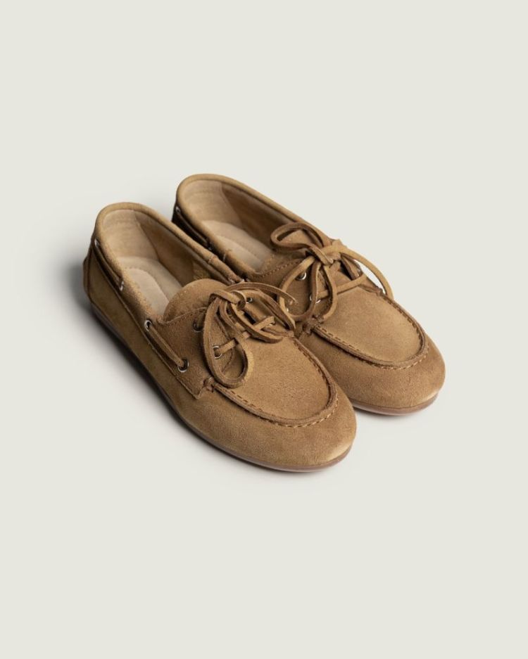 BoatLoafer suede 209 Camel