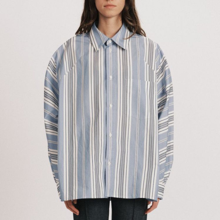 KIMONO SHIRT - BLUE MULTI