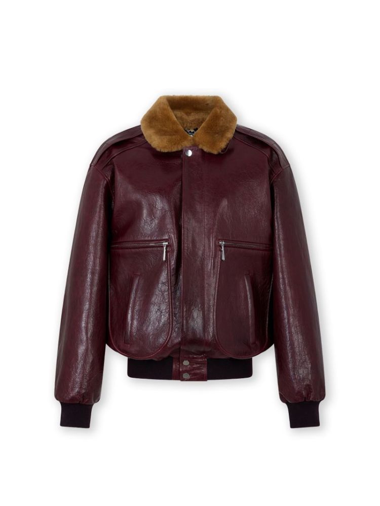 OUTERWEAR P602 BURGUNDY
