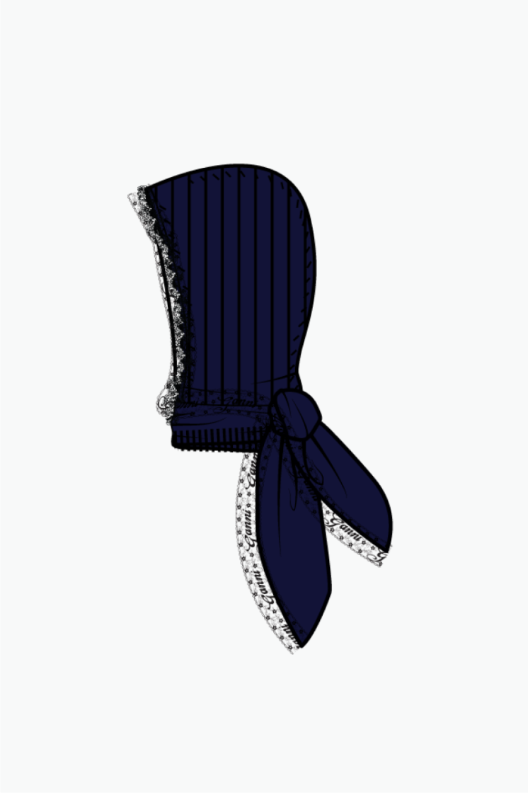 Compact Wool Balaclava Lace - Sky Captain