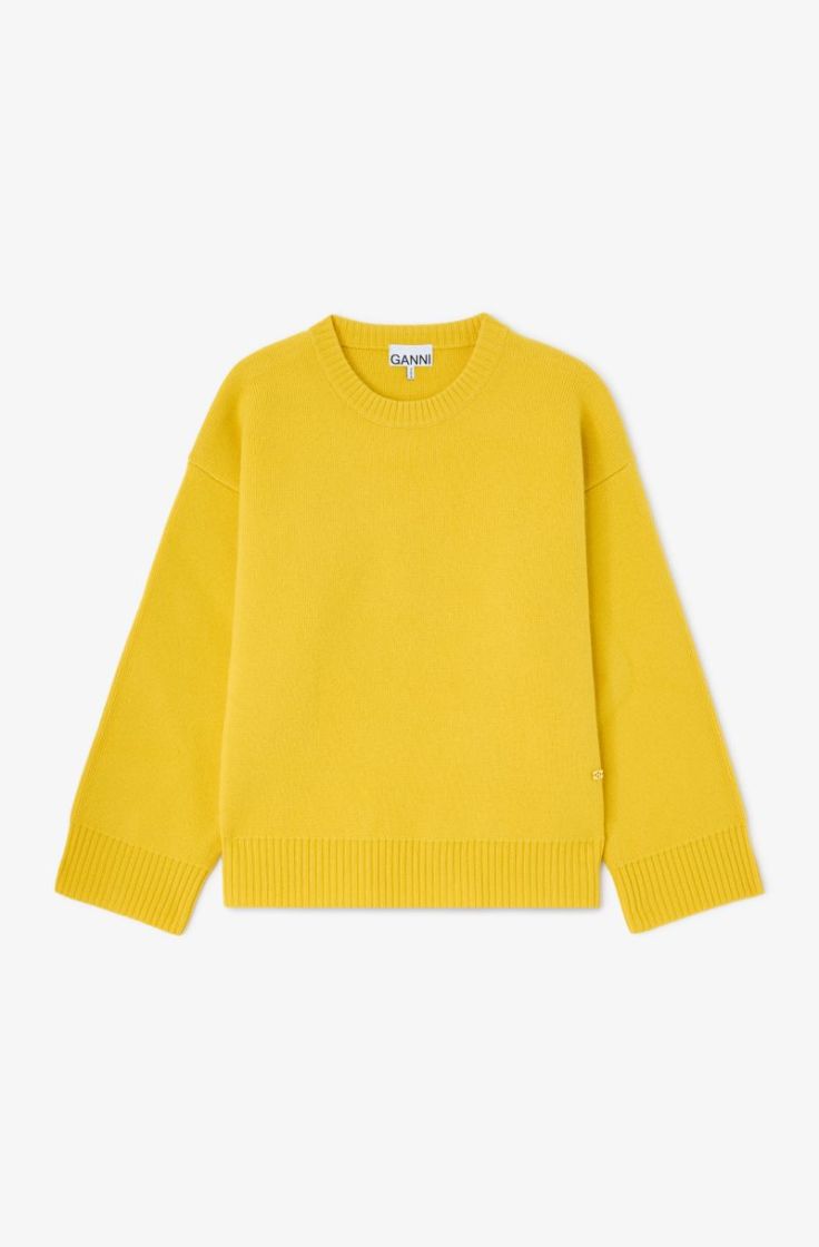Double Knit Oversized Sweater - Lemon