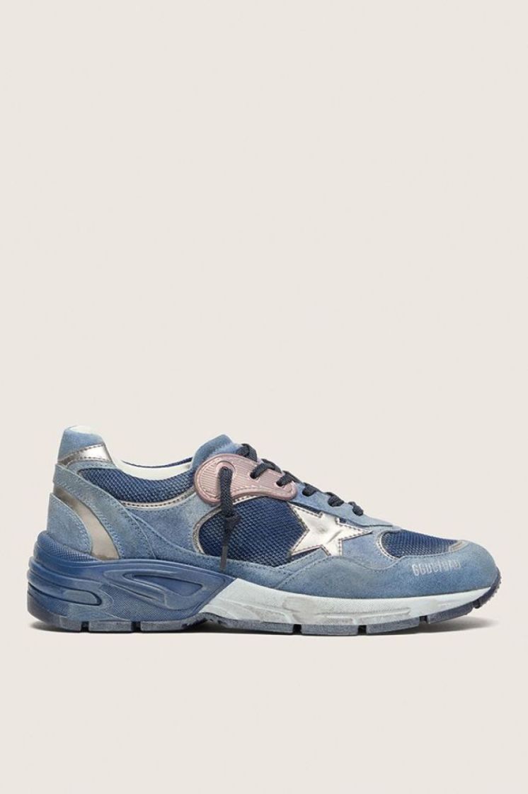 RUNNING DAD MESH AND SUEDE - BLUE DENIM/GR