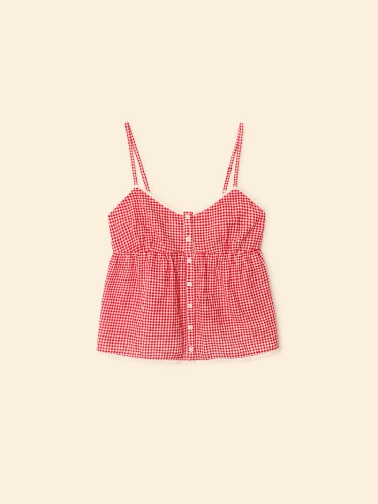 Annie Top - Cherry Red