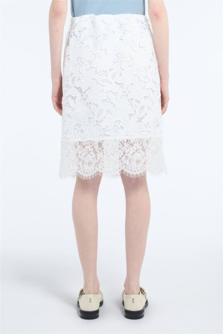 Woven  Skirt 1102 Cream