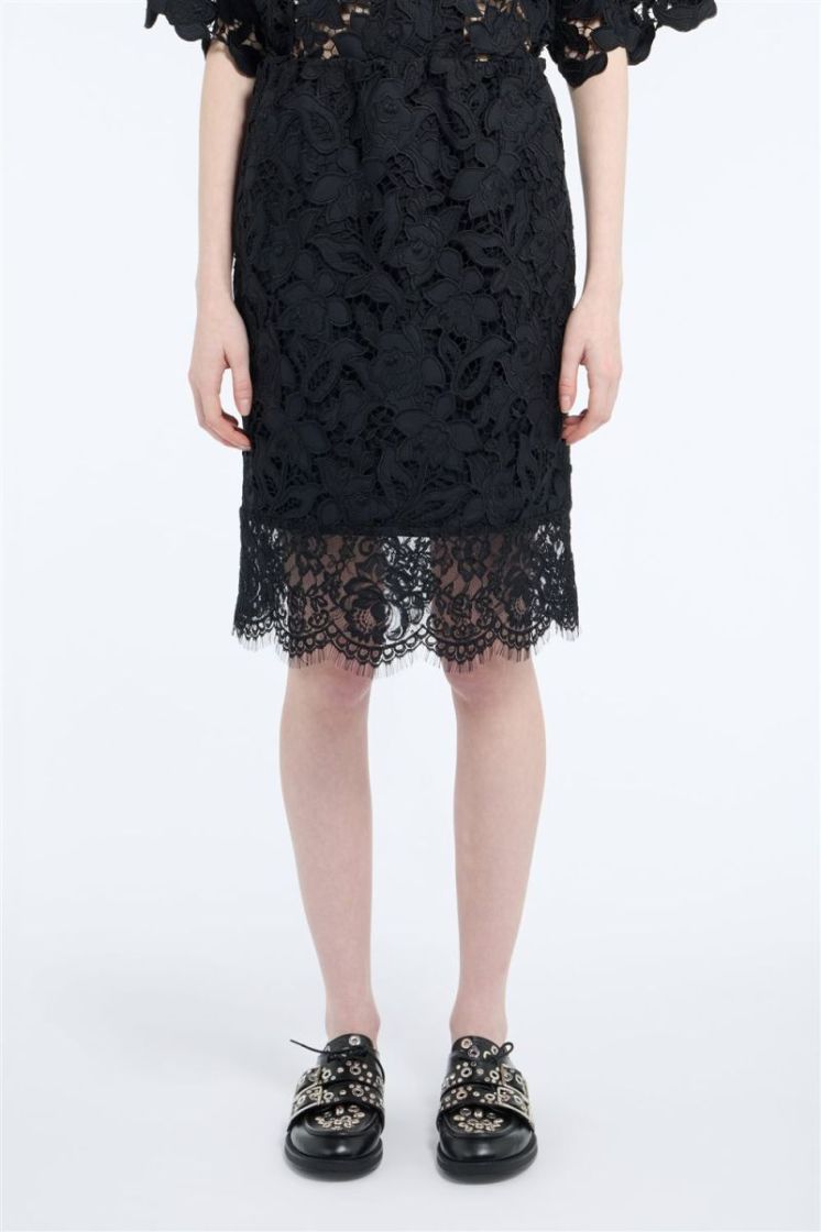 Woven  Skirt 9000 Black