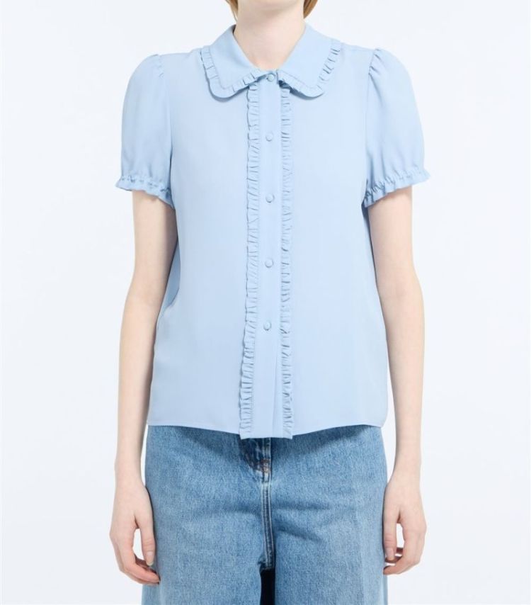 Woven Shirt 6827 Azzurro