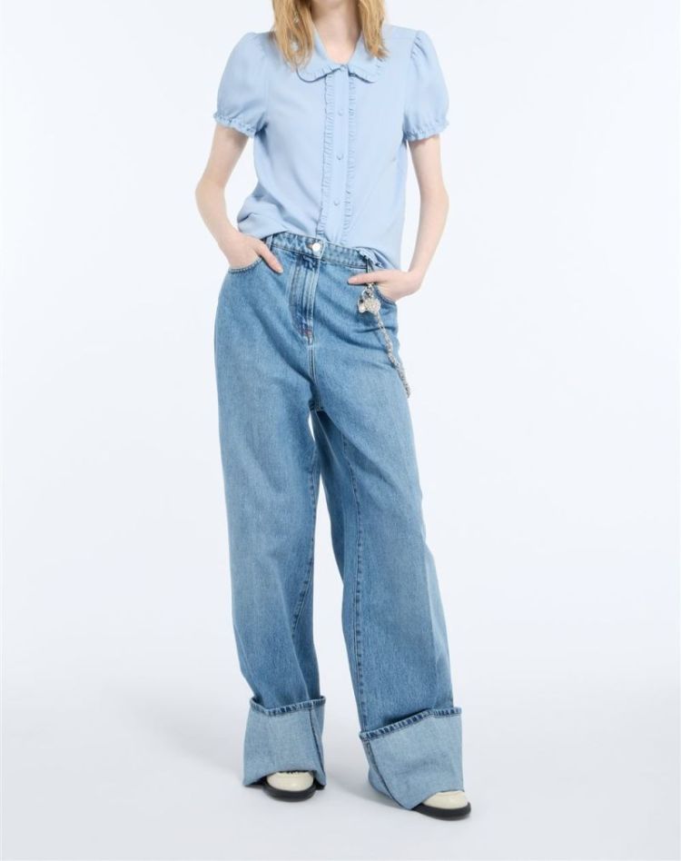 Woven Shirt 6827 Azzurro