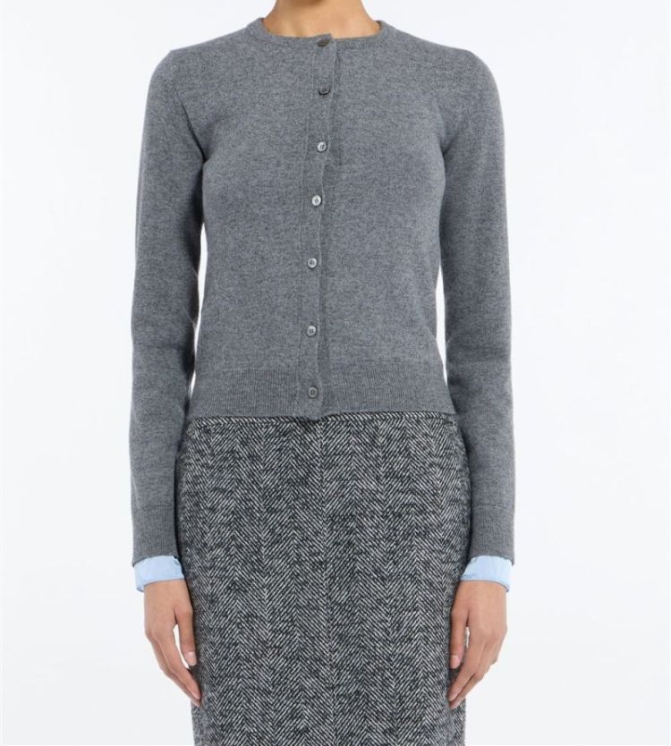 Round Neck Knitted 8995 Melange Gr