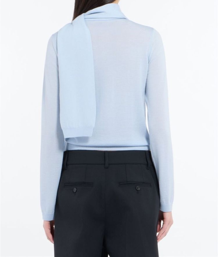 Knitted Cardigan 6307 Azzurro Po