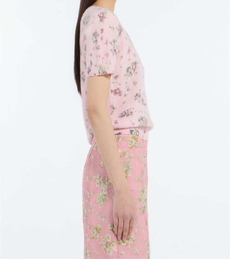 Round Neck Knitted 1 Multicolor