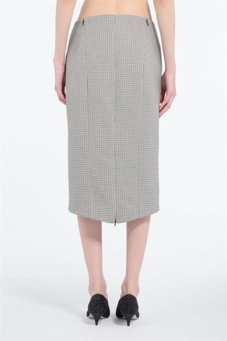 Woven  Skirt Q191 Quadro Bia
