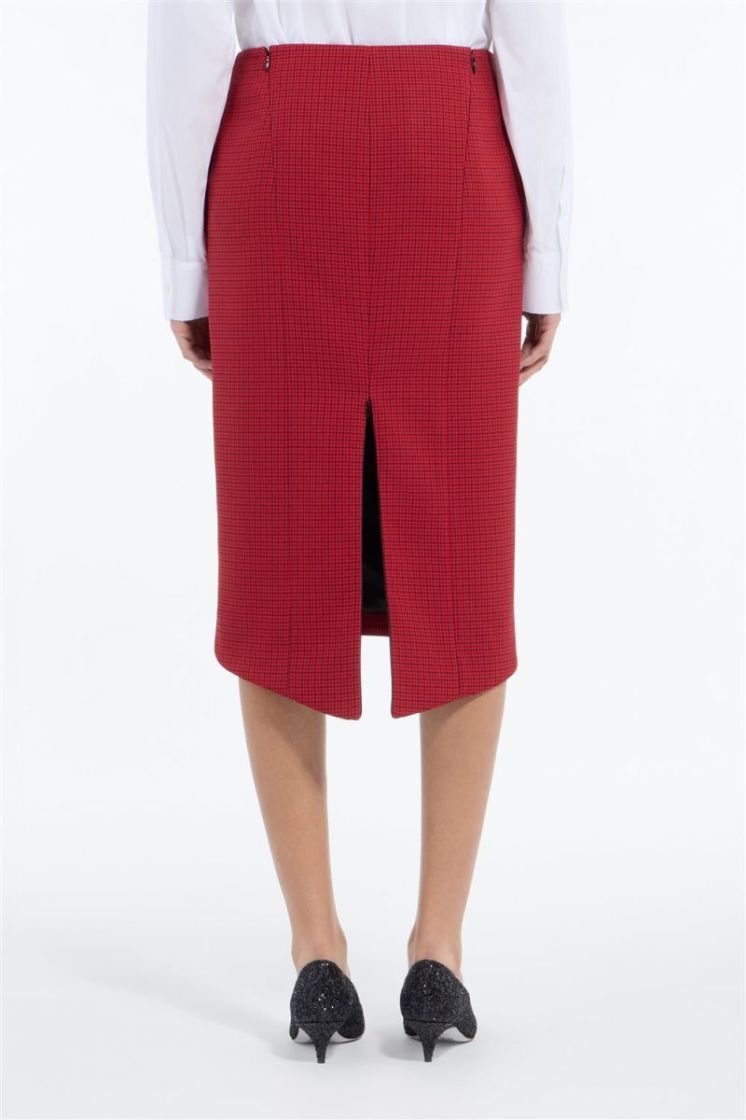 Woven  Skirt QC91 Quadro-Ros