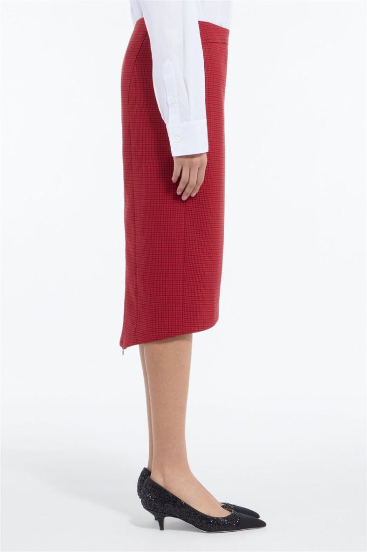Woven  Skirt QC91 Quadro-Ros
