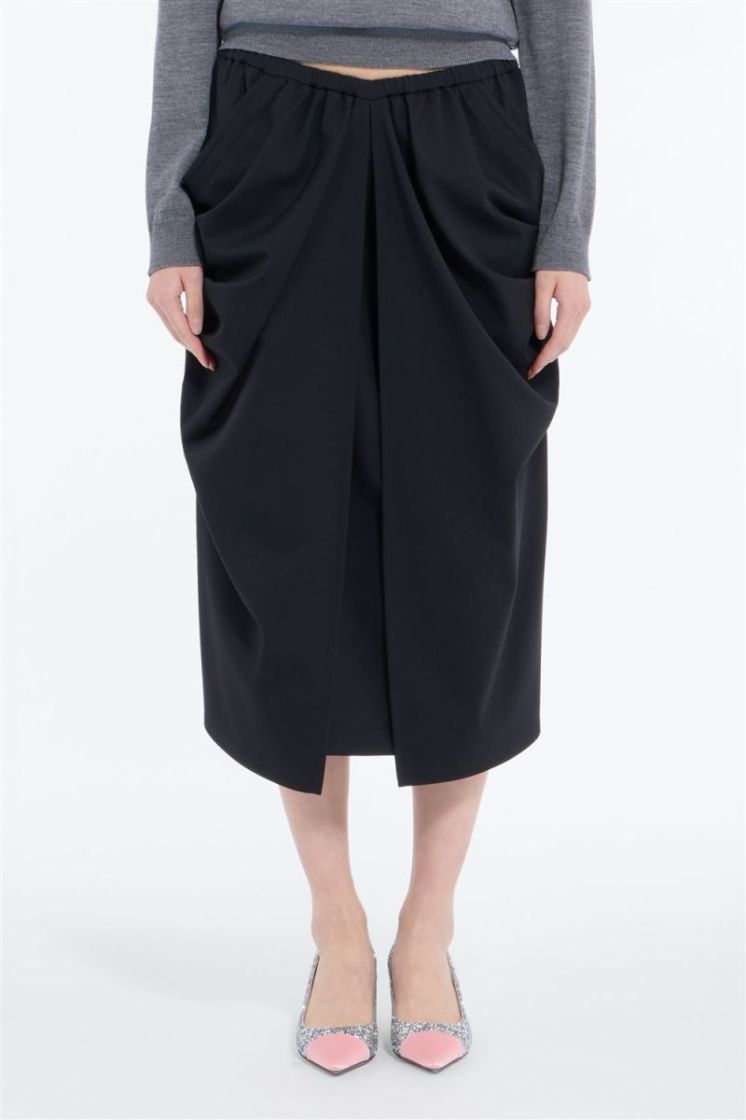 Woven Skirt 9000 Black