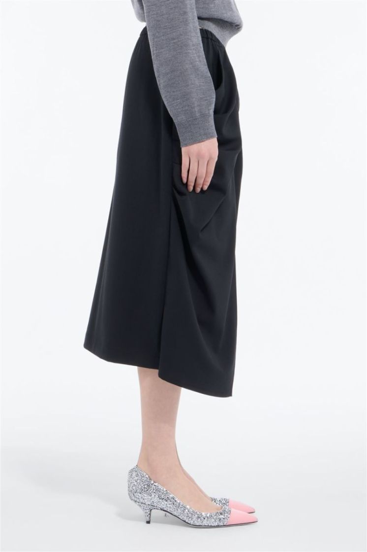 Woven  Skirt 9000 Black
