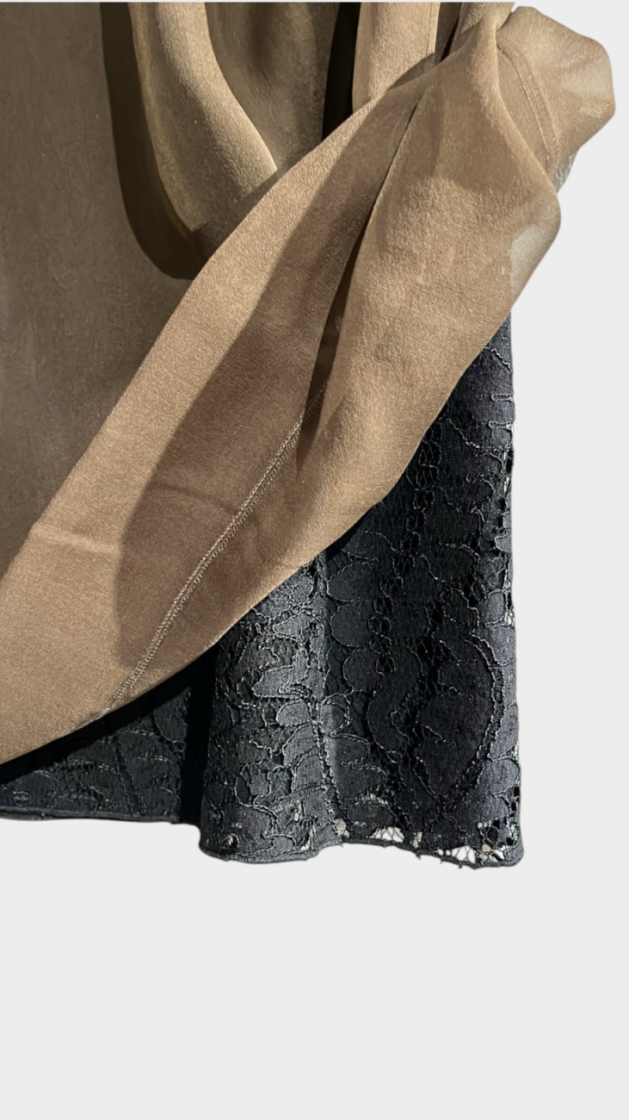 Woven  Skirt 2474 Marrone