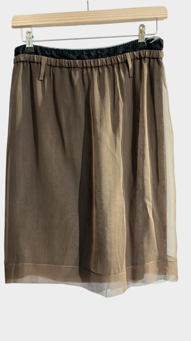 Woven  Skirt 2474 Marrone