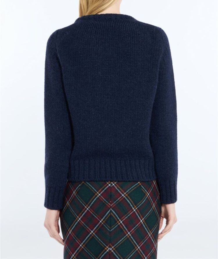 Round Neck Knitted 6689 Classic Bl