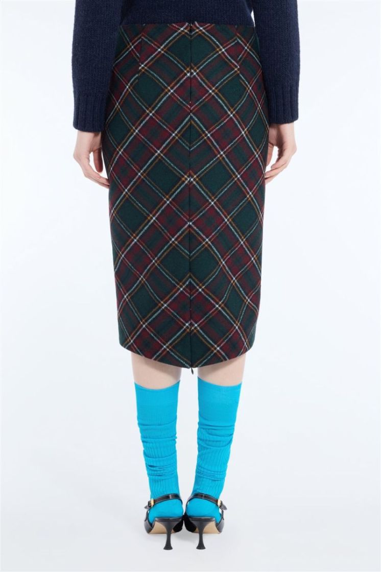 Woven  Skirt Q5C1 Quadro Ver