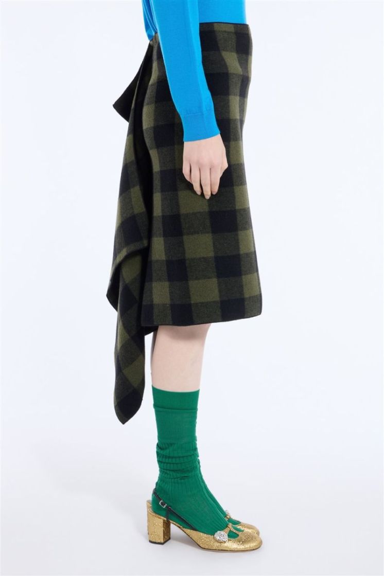 Woven  Skirt Q591 Quadro Fon
