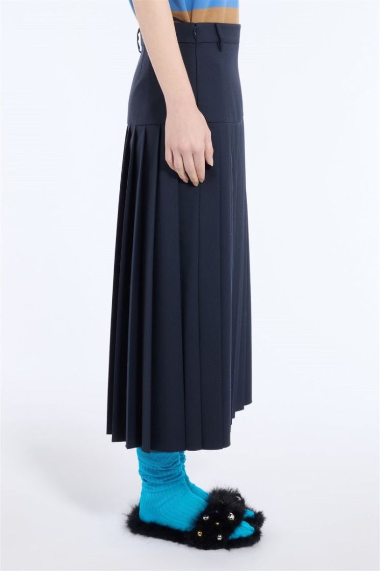 Woven  Skirt 6747 Blu