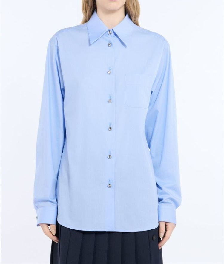 Woven Shirt 6322 Azzurro