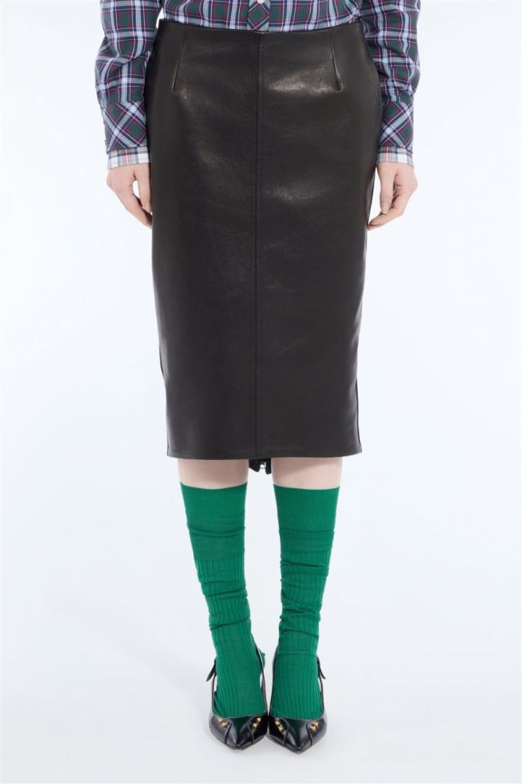 Leather Skirt 9000 Black