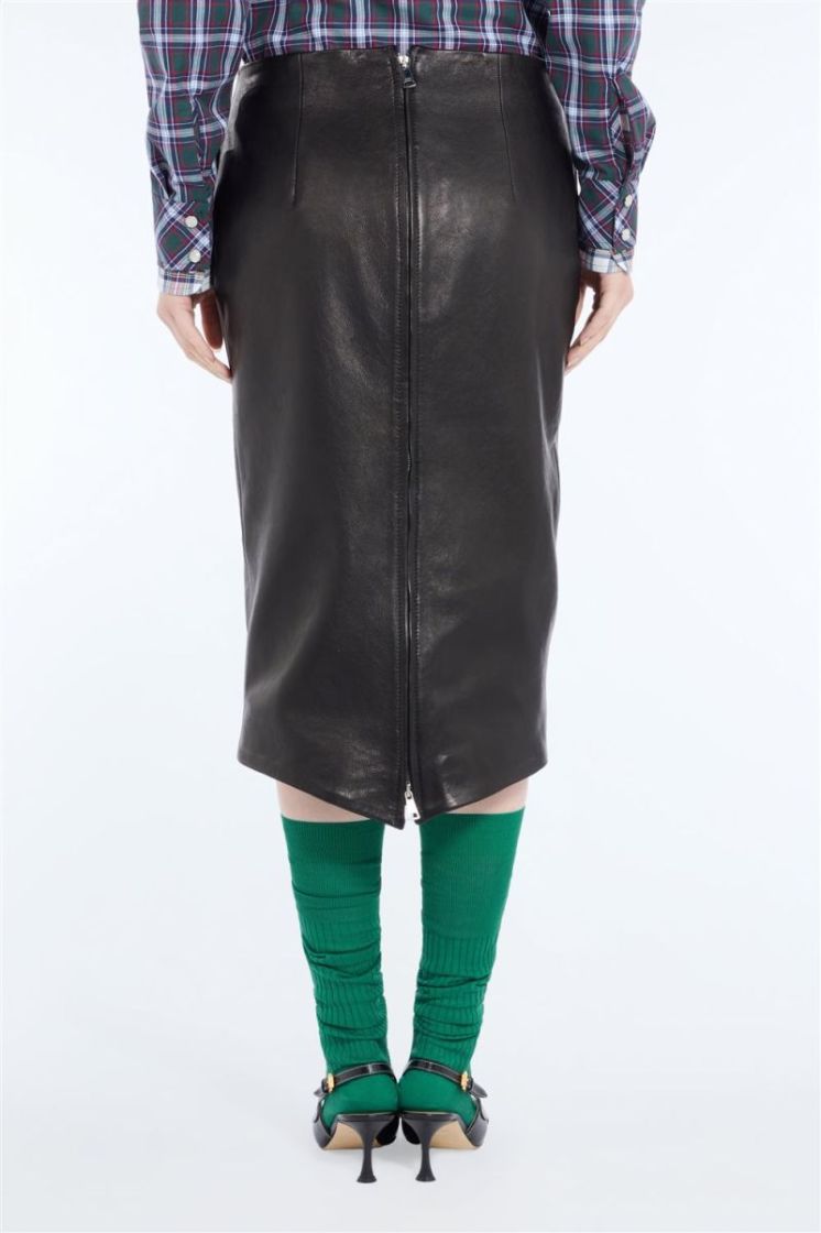 Leather Skirt 9000 Black