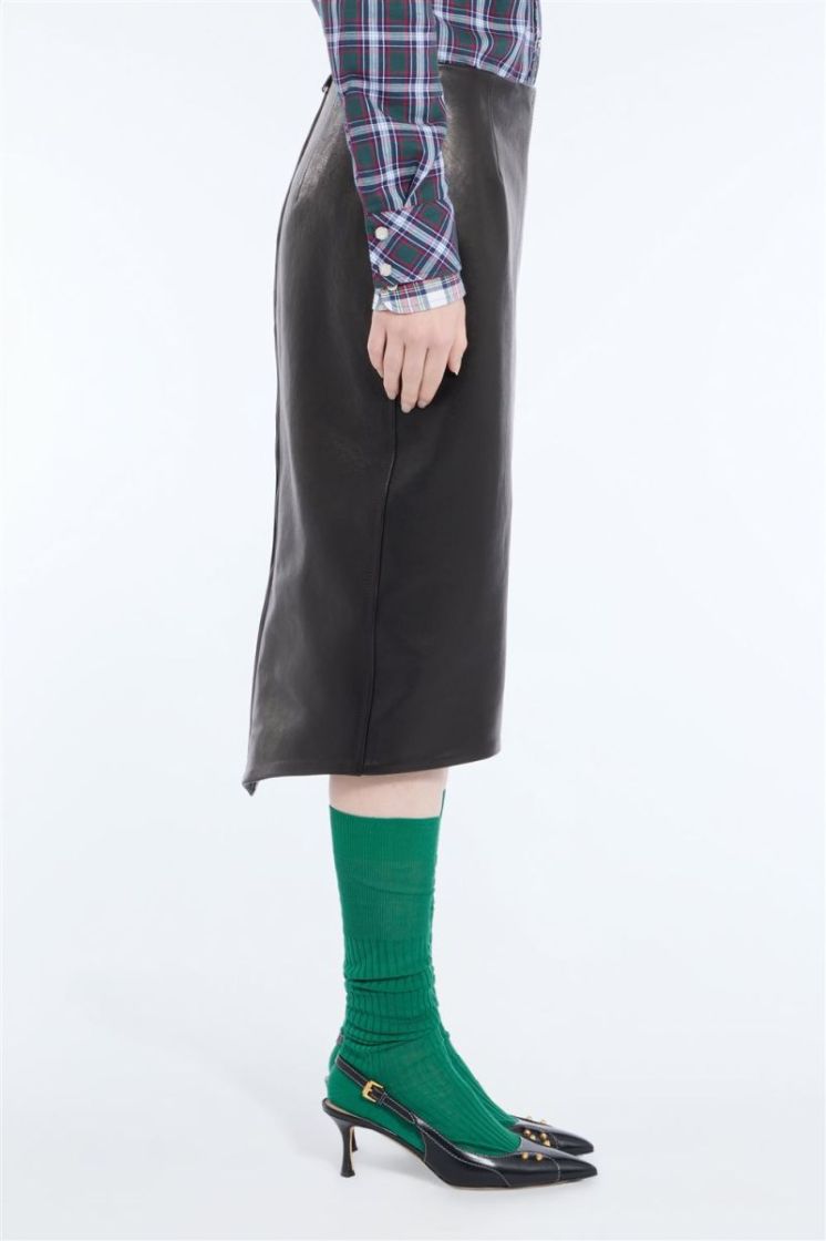 Leather Skirt 9000 Black