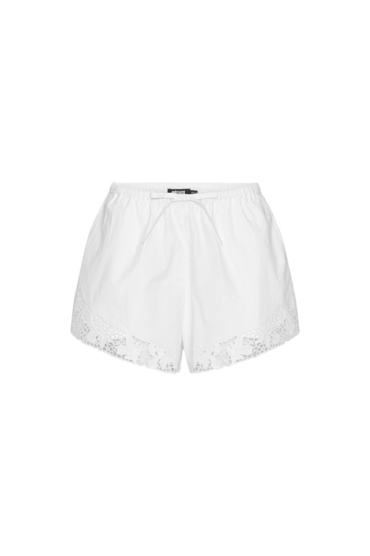 DRAWSTRING SHORTS - Bright White