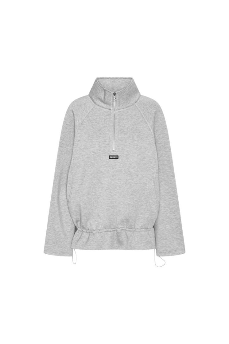 SCUBA HALF ZIP JACKET - LIGHT GREY ME