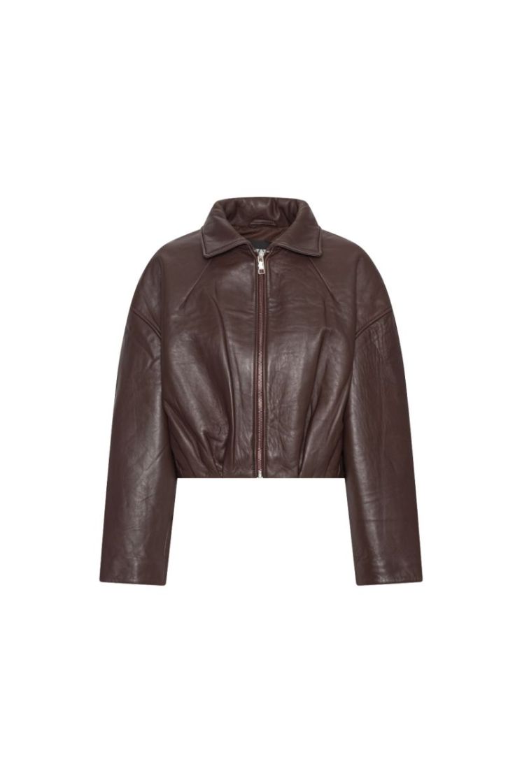 BONDED LEATHER JACKET - Molé