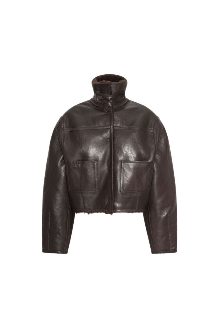 BONDED LEATHER  JACKET - Molé
