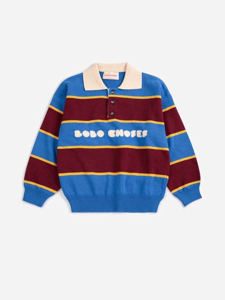 Bobo Choses Bolder polo jumper 991 MULTICOLOR